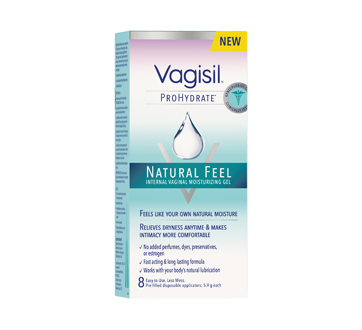 Image of product Vagisil - ProHydrate Internal Vaginal Moisturizing Gel, 8 units
