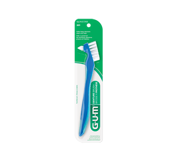 Image of product G·U·M - Denture Brush with Two Cleaning Heads