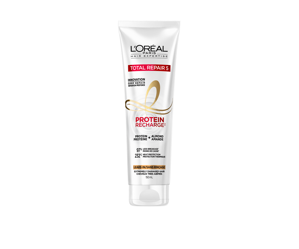 Hair Expertise Total Repair Protein Recharge Leavein Cream for Damaged