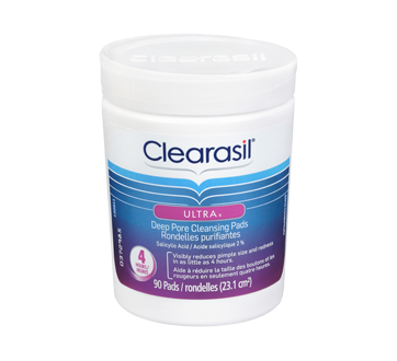 Image of product Clearasil - Deep Pore Cleansing Pads, 90 units