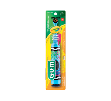 Image of product G·U·M - Crayola Power Brush with stickers