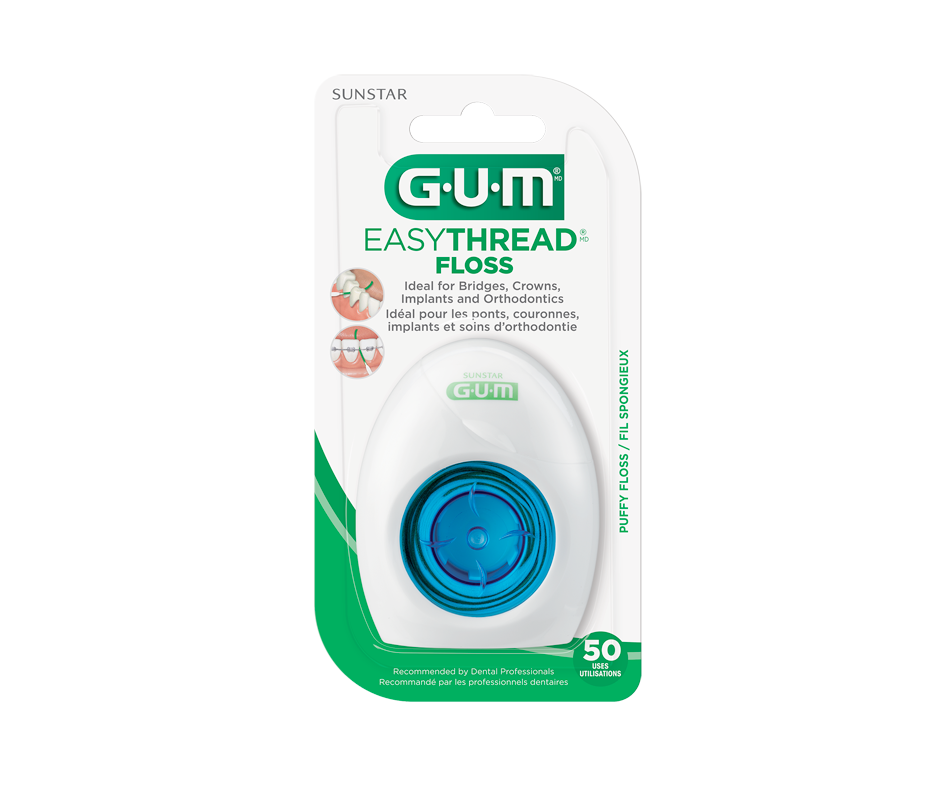 EasyThread Floss, 50 utilisations G·U·M Dental floss Jean Coutu