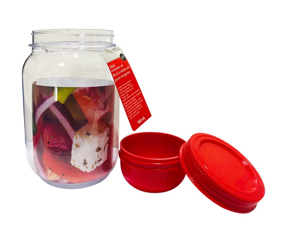 Salad Container Set, 1 unit Home Exclusives Utility container