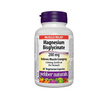 Image of product Webber Naturals - Magnesium Bisglycinate 200 mg, 60 units