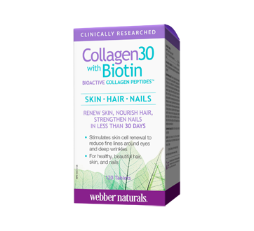 Image of product Webber Naturals - Collagen30 with Biotin, 120 units