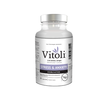 Image of product Vitoli - Stress & Anxiety Double Action Capsules, 30 units