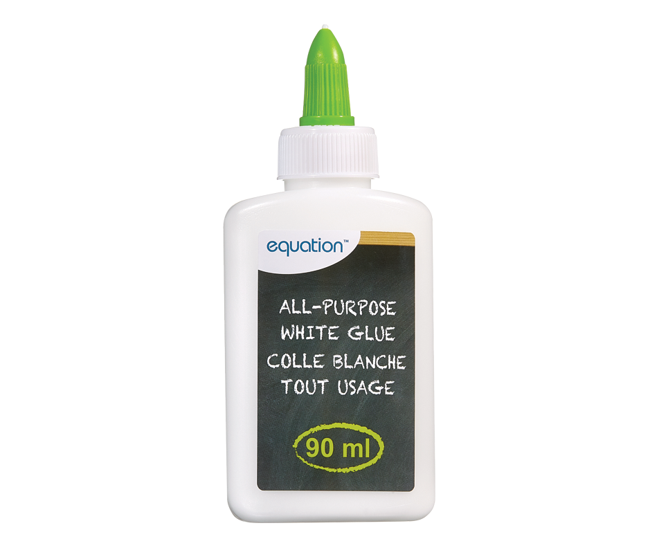 AllPurpose White Glue, 90 ml Equation Arts and Crafts Jean Coutu
