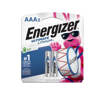 Batteries, Ultimate Lithium AAA-2