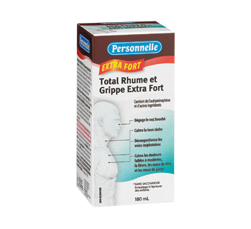 Image of product Personnelle - Cold & FLU Extra Strength, 180 ml