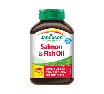 Image of product Jamieson - Wild Salmon & Fish Oils Complex 1,000 mg, 150+50 units