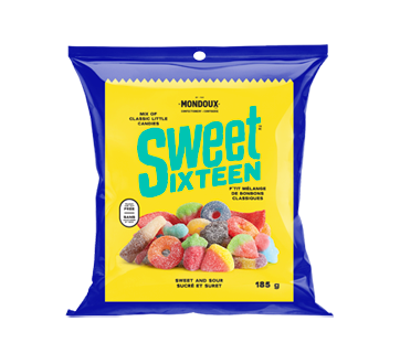 Image of product Sweet Sixteen - Sweet & Sour Gummies, 185 g