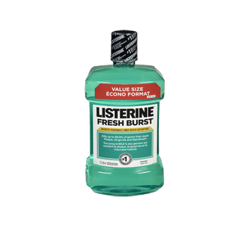 Fresh Burst Antiseptic Mouthwash, 1.5 L