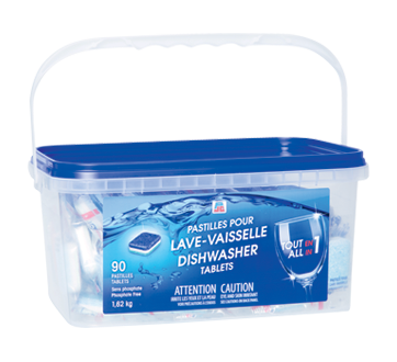 Dishwasher Tablets, 90 units - PJC : Dish soap | Jean Coutu