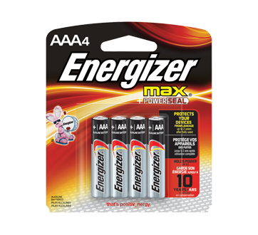 Batteries, Multipacks, Max AAA-4