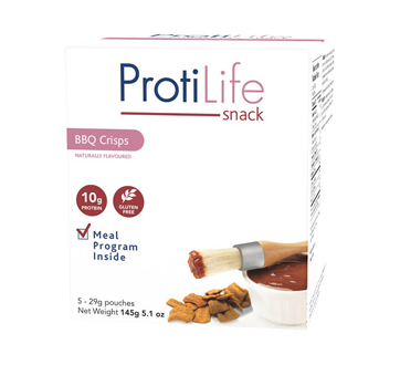 Image of product ProtiLife - Snack Protein Crisps, 5 x 29 g, BBQ