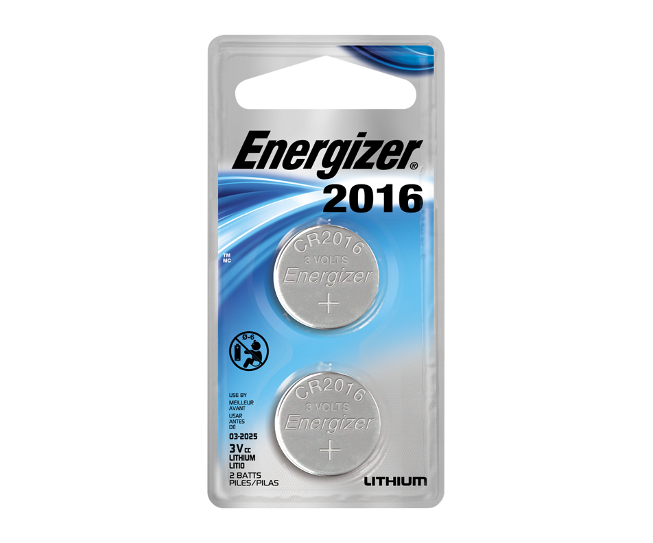 2016 Lithium Batteries, 2 units Energizer Watch Jean Coutu