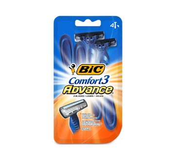 Image of product Bic - Comfort3 Advance Shaver, 4 units
