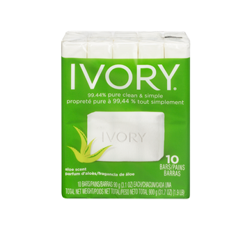 Image 6 of product Ivory - Clean Personal Bar, 10 x 90 g, Aloe