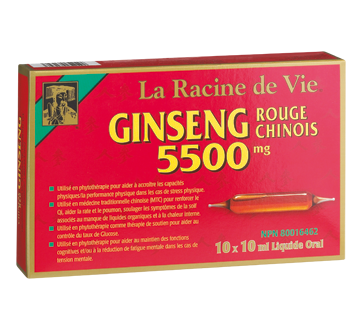 Image of product La Racine de Vie - Chinese Reg Ginseng 5500mg, 10 x 10ml