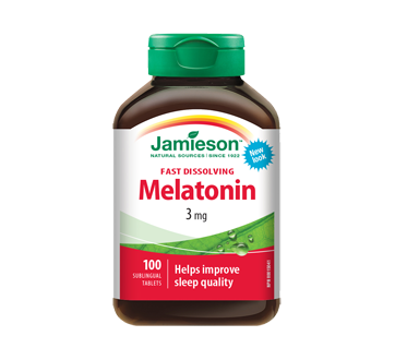 Image 1 of product Jamieson - Melatonin 3 mg Fast Dissolving Tablets, 100 units