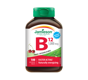 Image 1 of product Jamieson - Vitamin B12 1,000 mcg Sublingual Tablets, 100 units