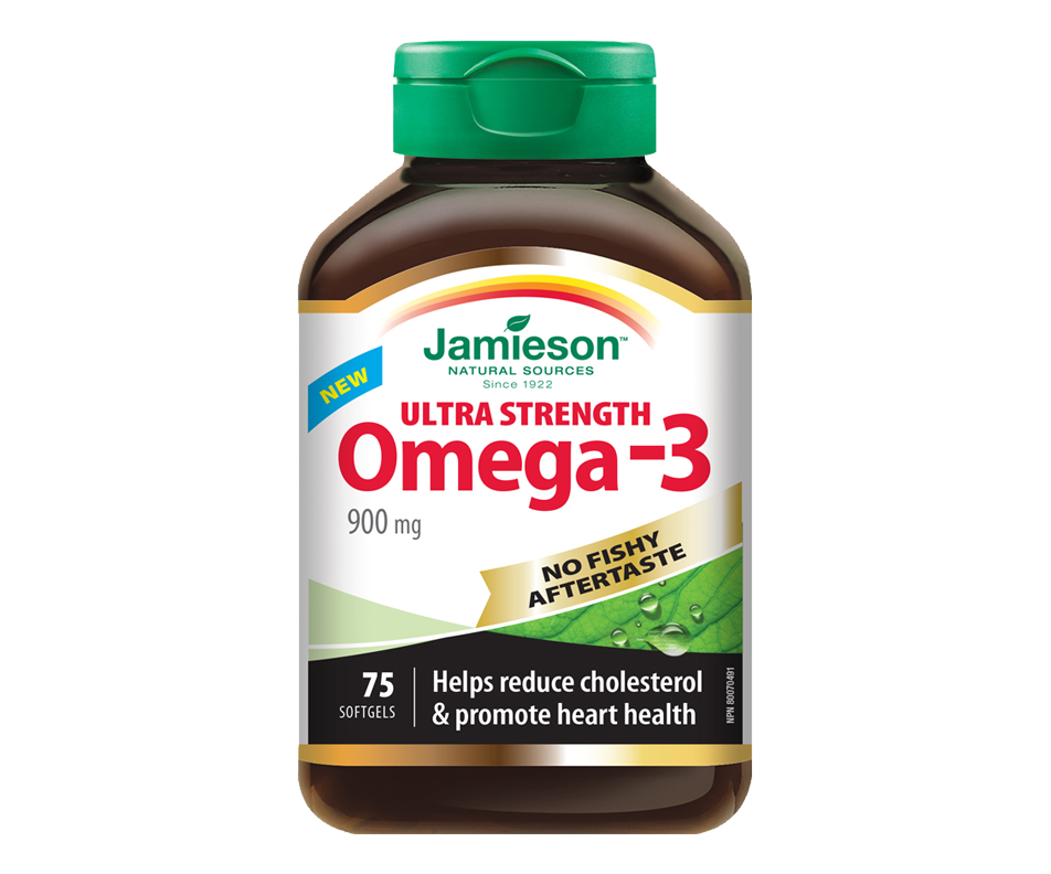No Fishy Aftertaste Ultra Strength Omega3, 75 units Jamieson