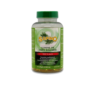 Image of product Sapino - Balsam Fir Gum Soft-Gels, 60 units