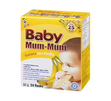 Hot Kid-Baby Mum-Mum, 50 g, Banana