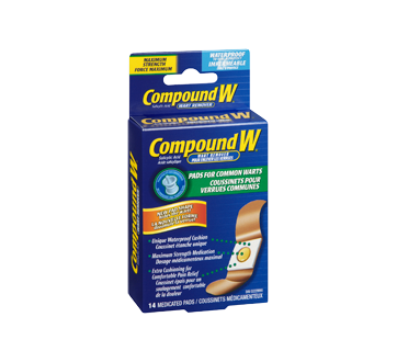Image 2 of product Compound W - Compound W Pads for Common Warts, 14 units