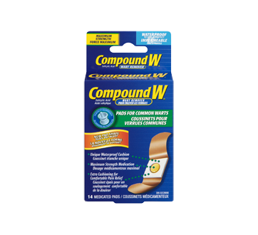 Image 3 of product Compound W - Compound W Pads for Common Warts, 14 units