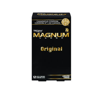 Image 3 of product Trojan - Magnum Original Lubricated Condoms, 12 units