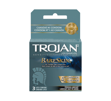 Image of product Trojan - BareSkin Condoms, 3 units