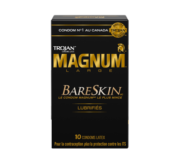Image 2 of product Trojan - Magnum Bareskin Lubricated Condoms, 10 units