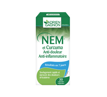 Image 2 of product Adrien Gagnon - NEM & Turmeric Pain Relief & Anti-Inflammatory, 30 units