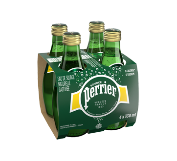 Carbonated Natural Spring Water Regular, 4 x 330 ml