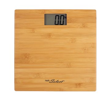 Electronic Bathroom Scale with Bamboo Surface, 5.5 L