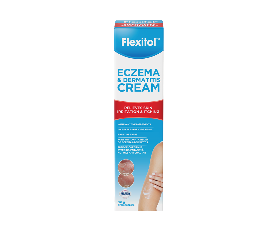 Eczema & Dermatitis Cream, 56 g Flexitol Cream, Lotion and