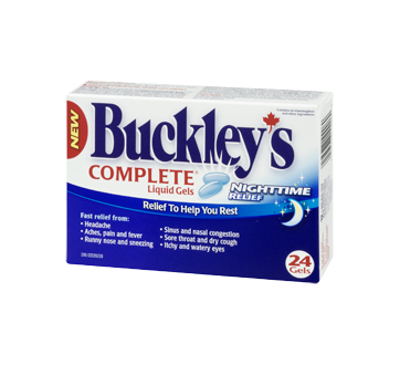 Image 1 of product Buckley - Complete Nighttime Relief, 24 units