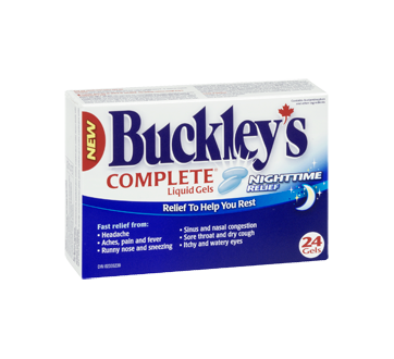 Image 2 of product Buckley - Complete Nighttime Relief, 24 units