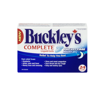 Image 3 of product Buckley - Complete Nighttime Relief, 24 units