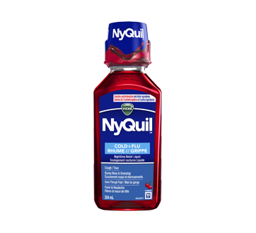 Image of product Vicks - NyQuil Cold & Flu Nighttime Relief, 354 ml, Cherry