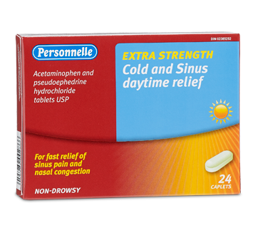 Image of product Personnelle - Cold and Sinus Daytime Relief, 24 units