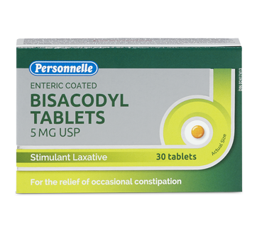 Image of product Personnelle - Bisacodyl Stimulant Laxative, 30 units