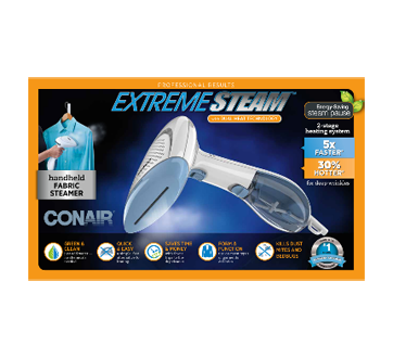 conair extreme steam fabric steamer with dual heat technology