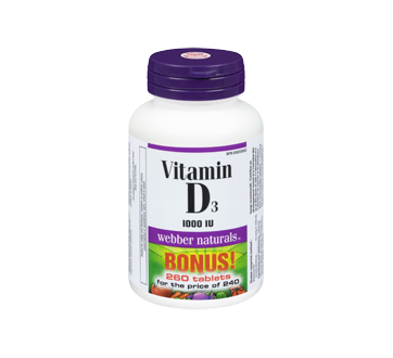 Image of product Webber Naturals - Vitamin D3 1000 UI, 240 units