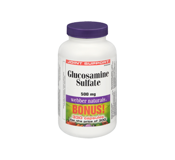 Image of product Webber Naturals - Glucosamine Sulfate 500 mg, 300 units