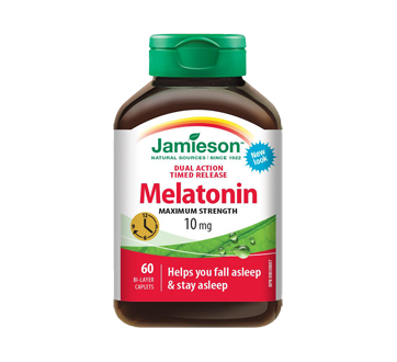 Image 1 of product Jamieson - Melatonin 10 mg Fast Dissolving Timed Release Tablets, 60 units