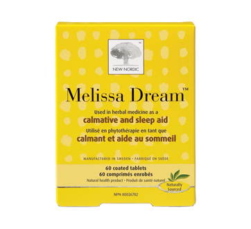 Image 1 of product New Nordic - Melissa Dream Sleep Aid Tablets, 60 units