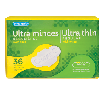 Image of product Personnelle - Ultra-Thin Pads with Wings, Regular, 36 units