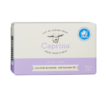Image 1 of product Caprina - Fresh Goat's Milk Soap, 141 g, Lavander oil